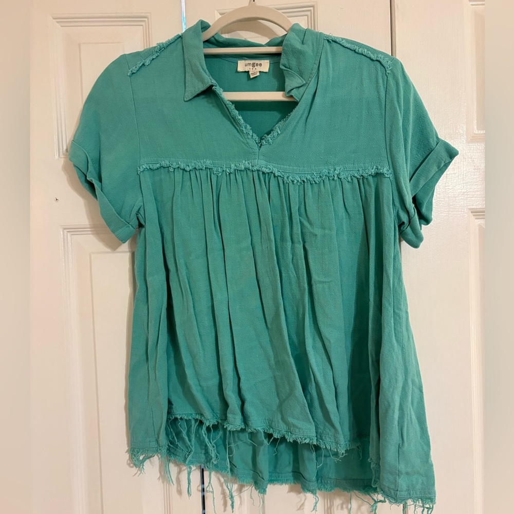 Umgee Women's Green Top